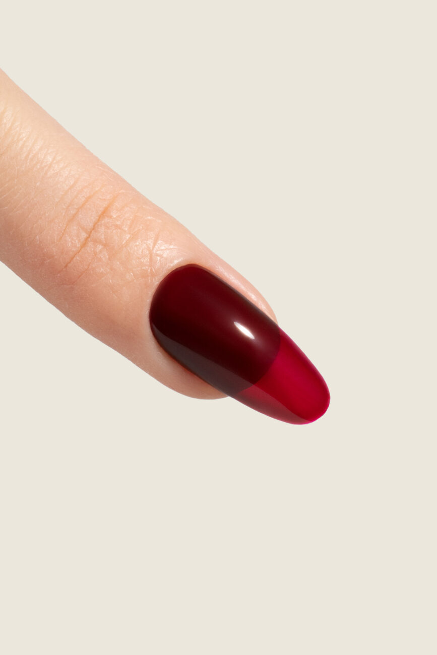 Gel Polish Glass Burgundy - immagine 3