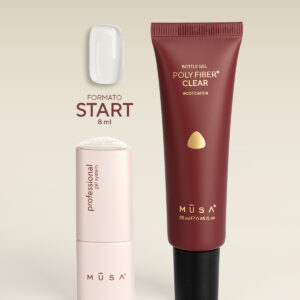 Ecoricarica Poly Fiber® builder gel in bottle clear