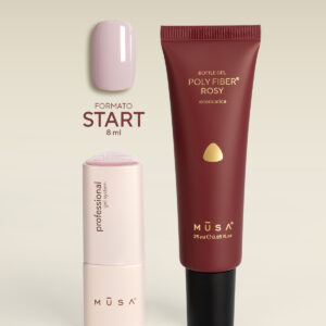 Ecoricarica Poly Fiber® builder gel in bottle Rosy