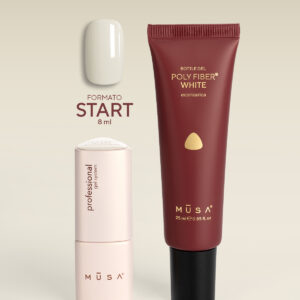 Ecoricarica Poly Fiber® builder gel in bottle White