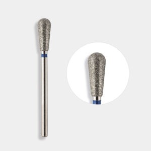 punta pera diametro 50 anello blu