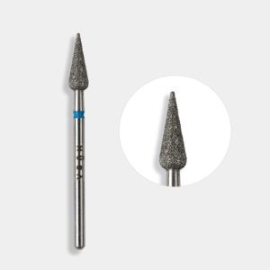 punta pera diametro 40 anello blu