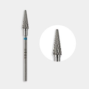 punta cono in carbonio 29 grana media anello blu