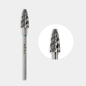 Punta Cono in Carbonio 36 grana grossa anello verde