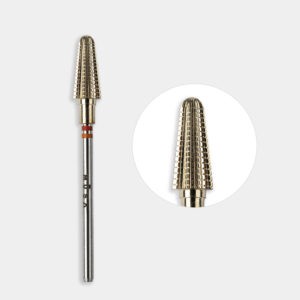 Punta Conica in Carbonio reversibile anello rosso-arancio