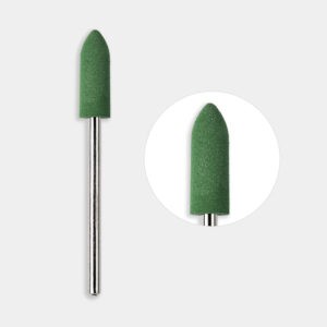 punta in silicone verde grana sottile