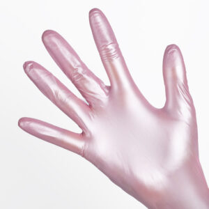 Guanti in Nitrile Rosa 100 pz.